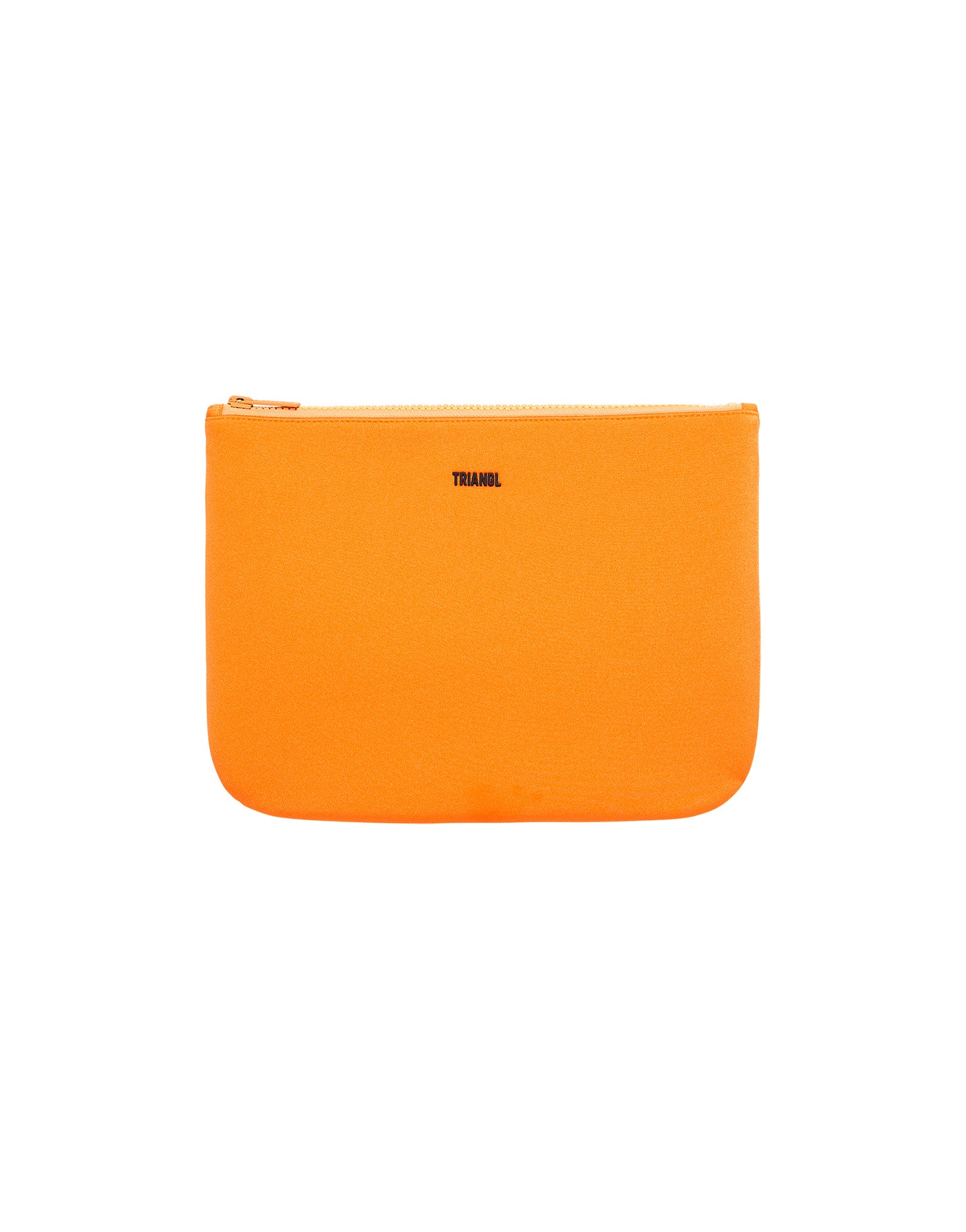 Sherbet   Orange Neoprene Zip Pouch