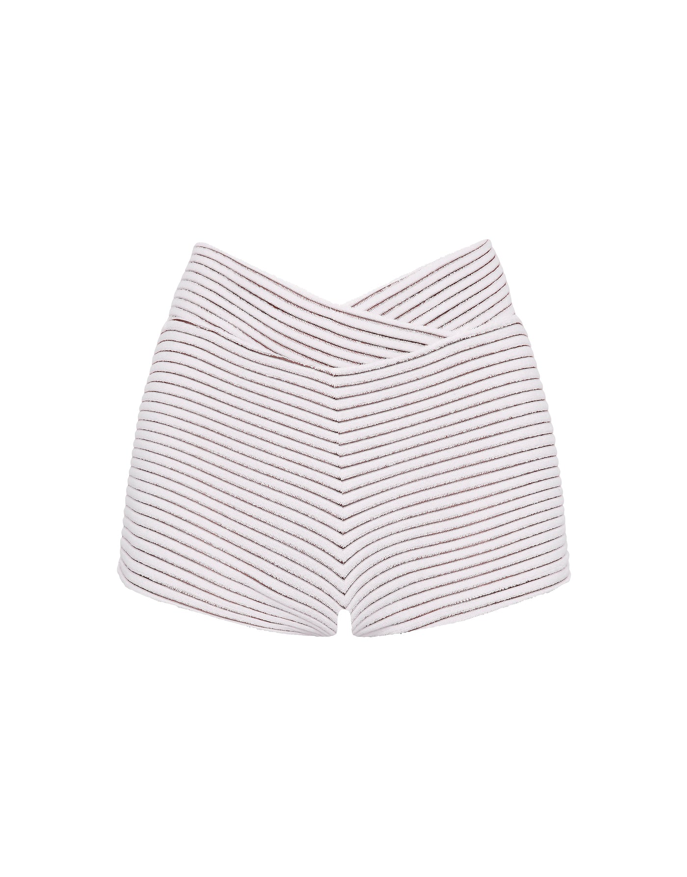 BOBBI LUSAIL White Terry Towelling Short