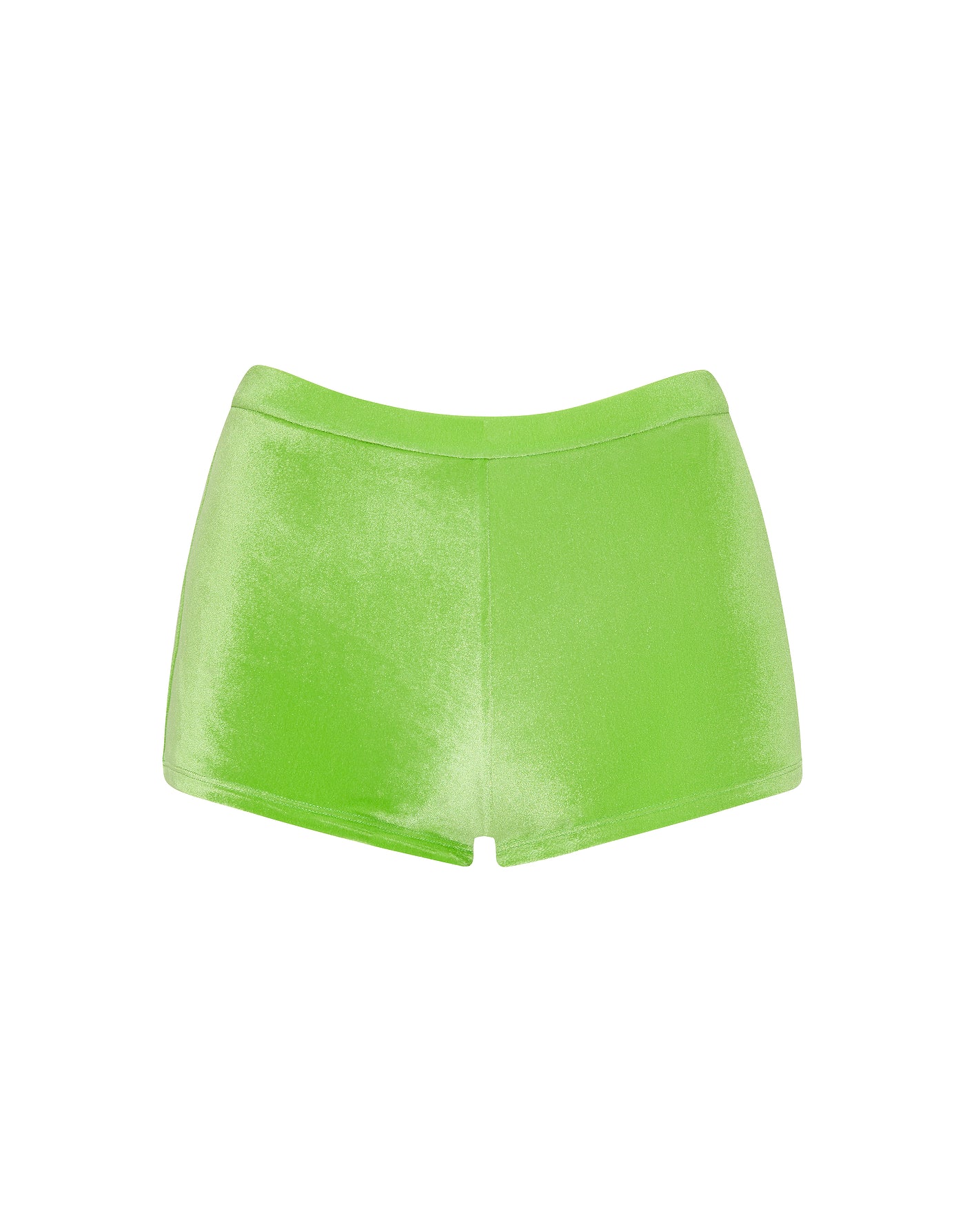 CELESTE VYNE Green Velvet Short