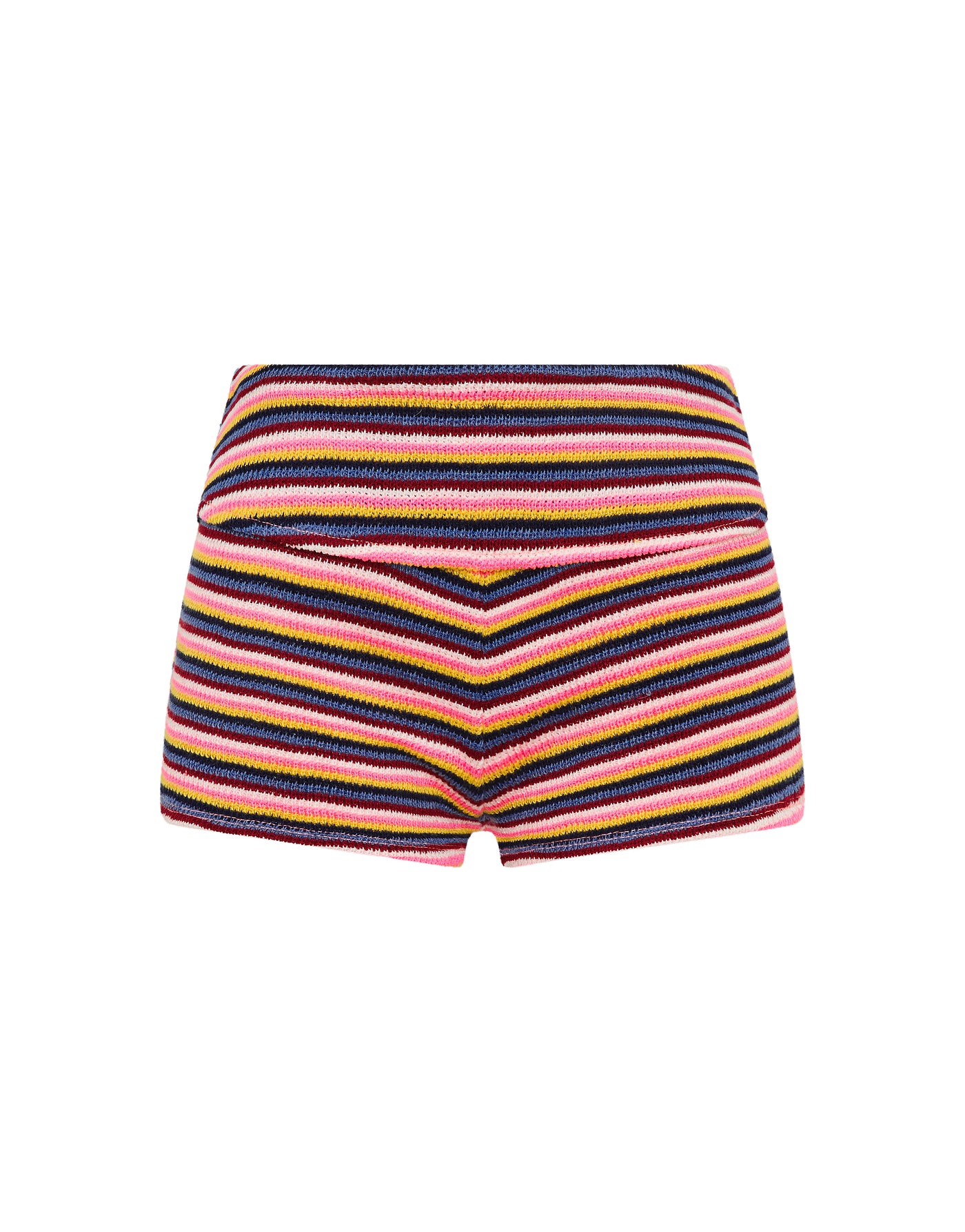 ELLI LONI Stripe Crochet Short
