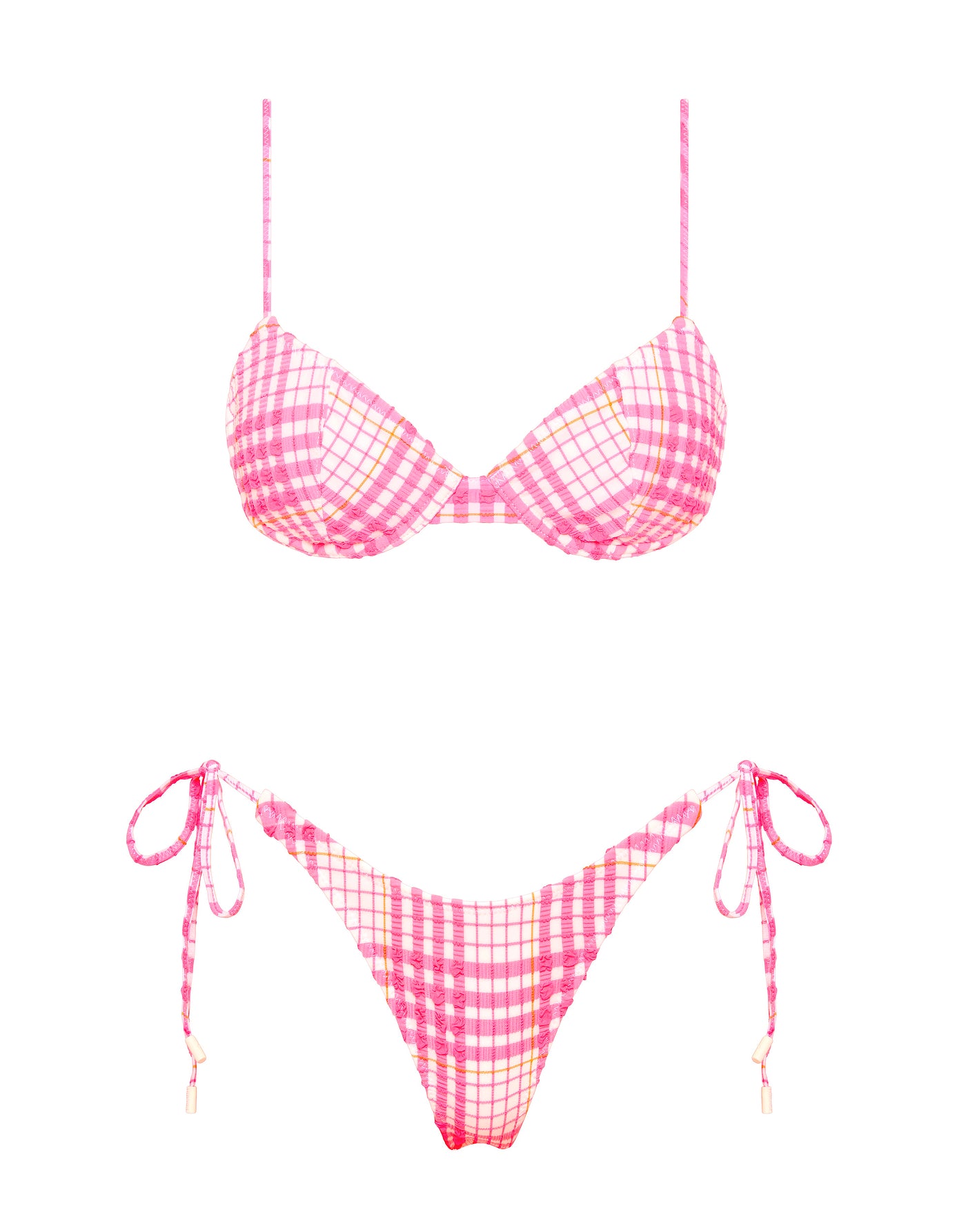 JARA PETALI Pink Balconette Bikini