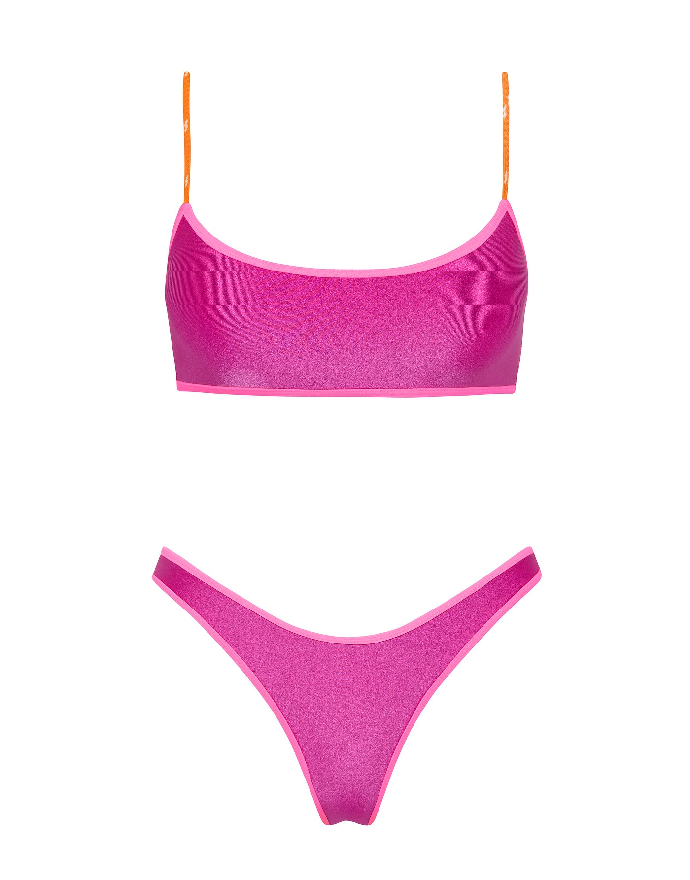 MICA PIGI Neoprene Crop Bikini Set