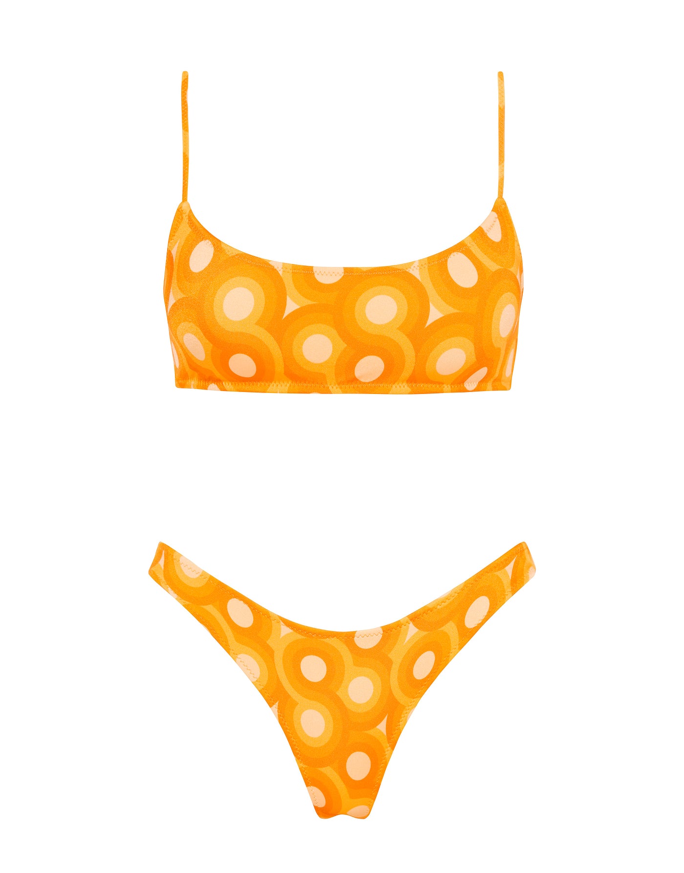 MICA TANGERINE Scoop Bikini Set