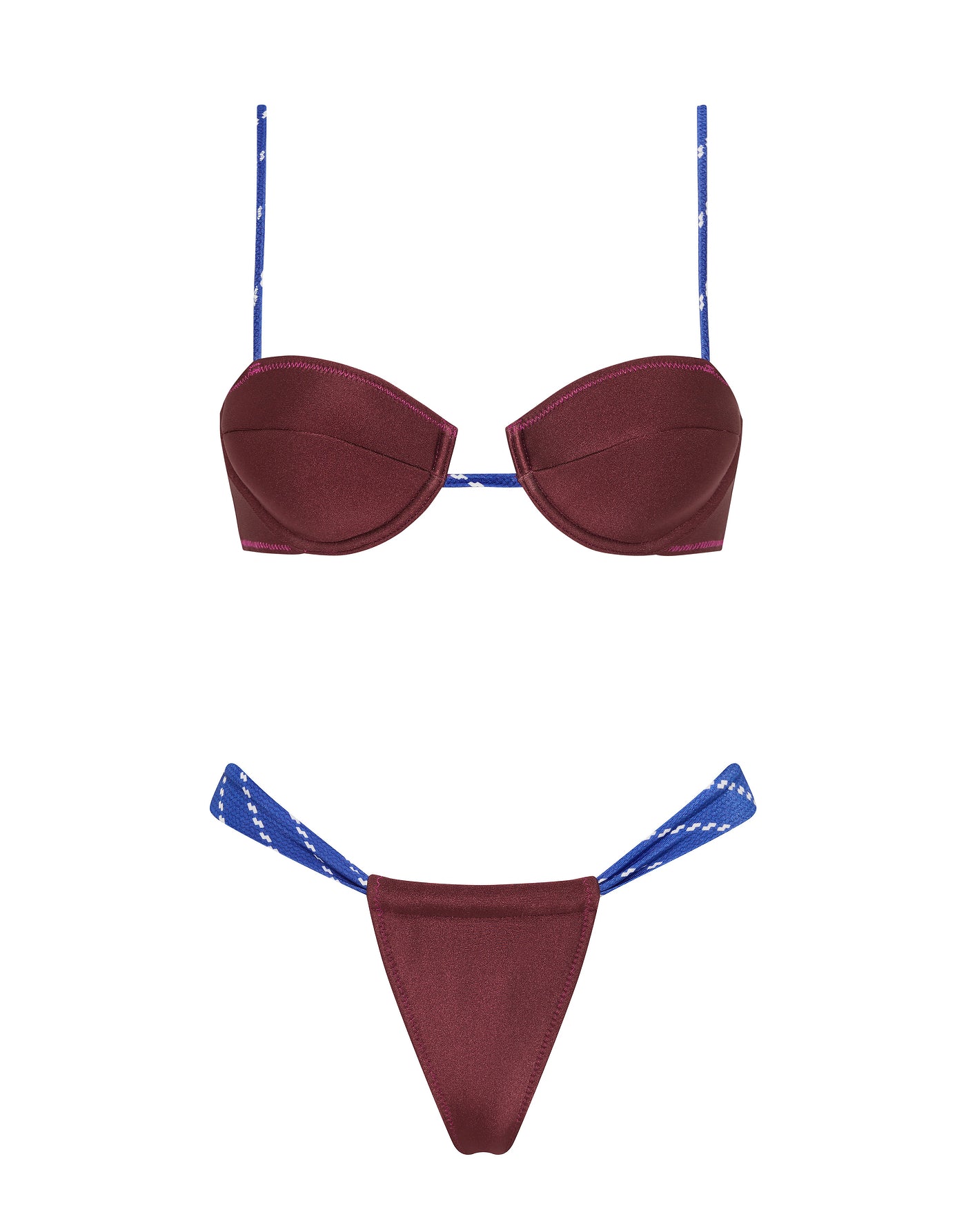 PALMA FARO Neoprene Balconette Bikini Set