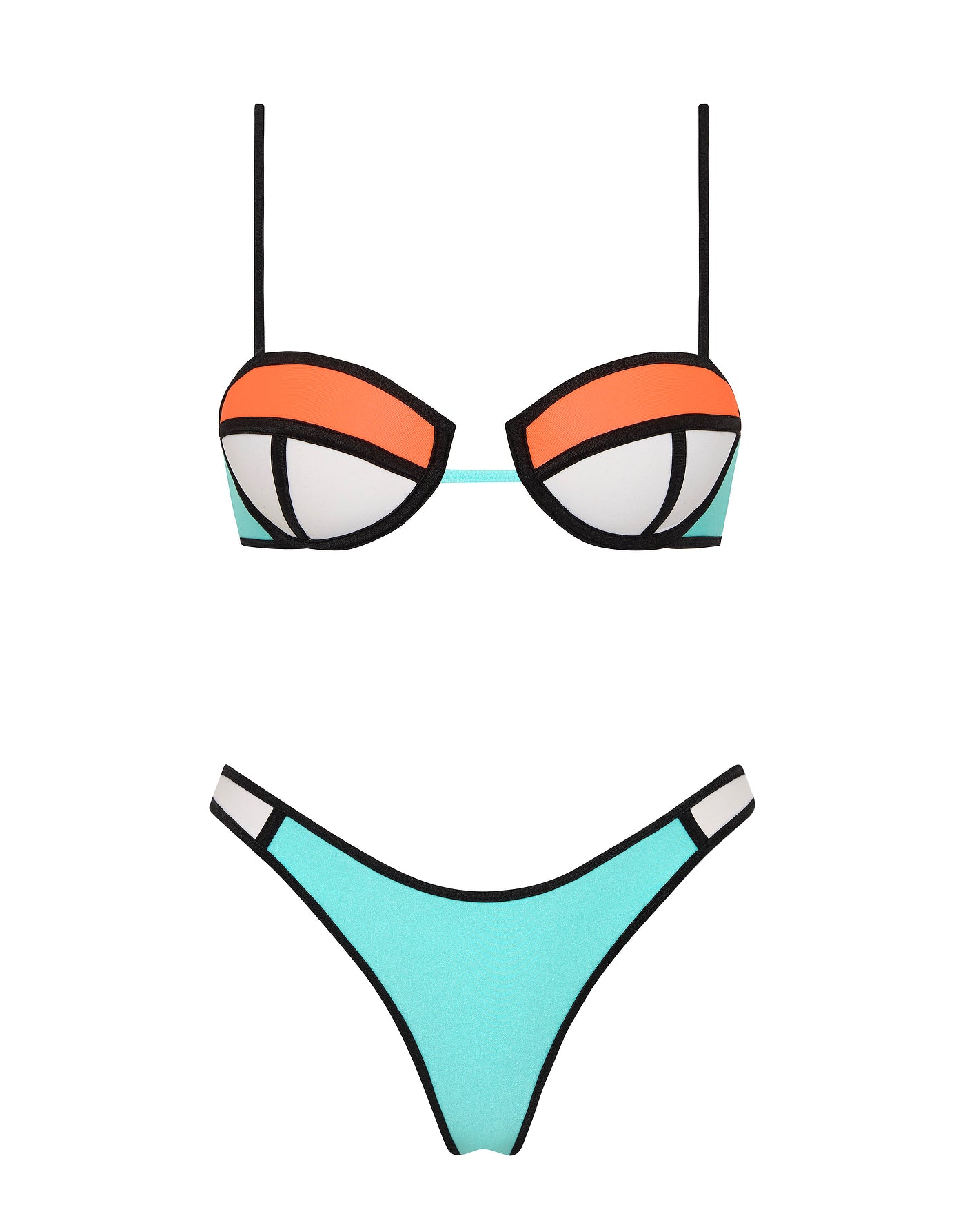 POPPY TUTTI FRUTTI Neoprene Balconette Bikini Set