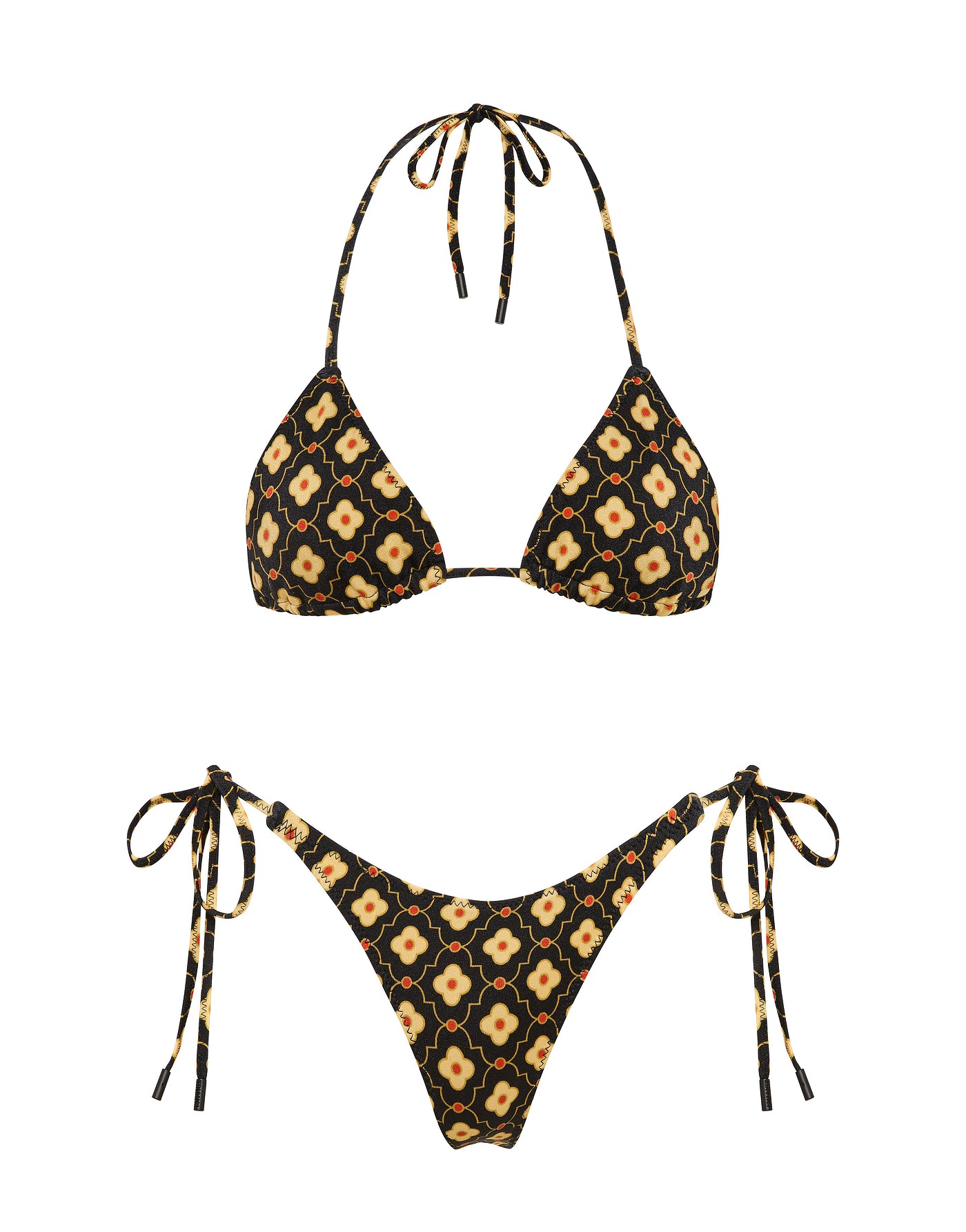 VINCA PERL Geometric Triangle Bikini Set