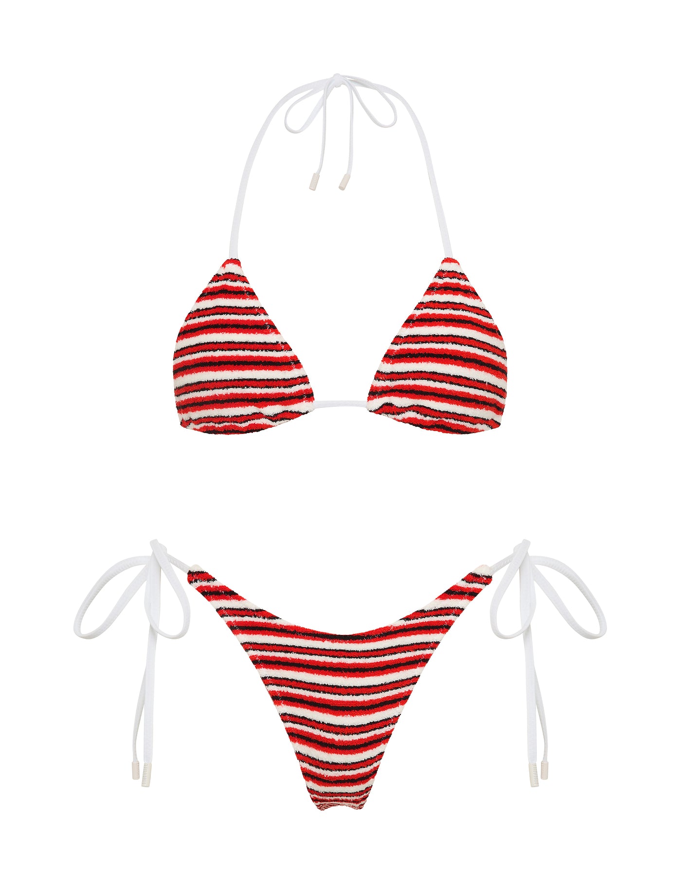 VINCA SERT Terry Towelling Triangle Bikini Set