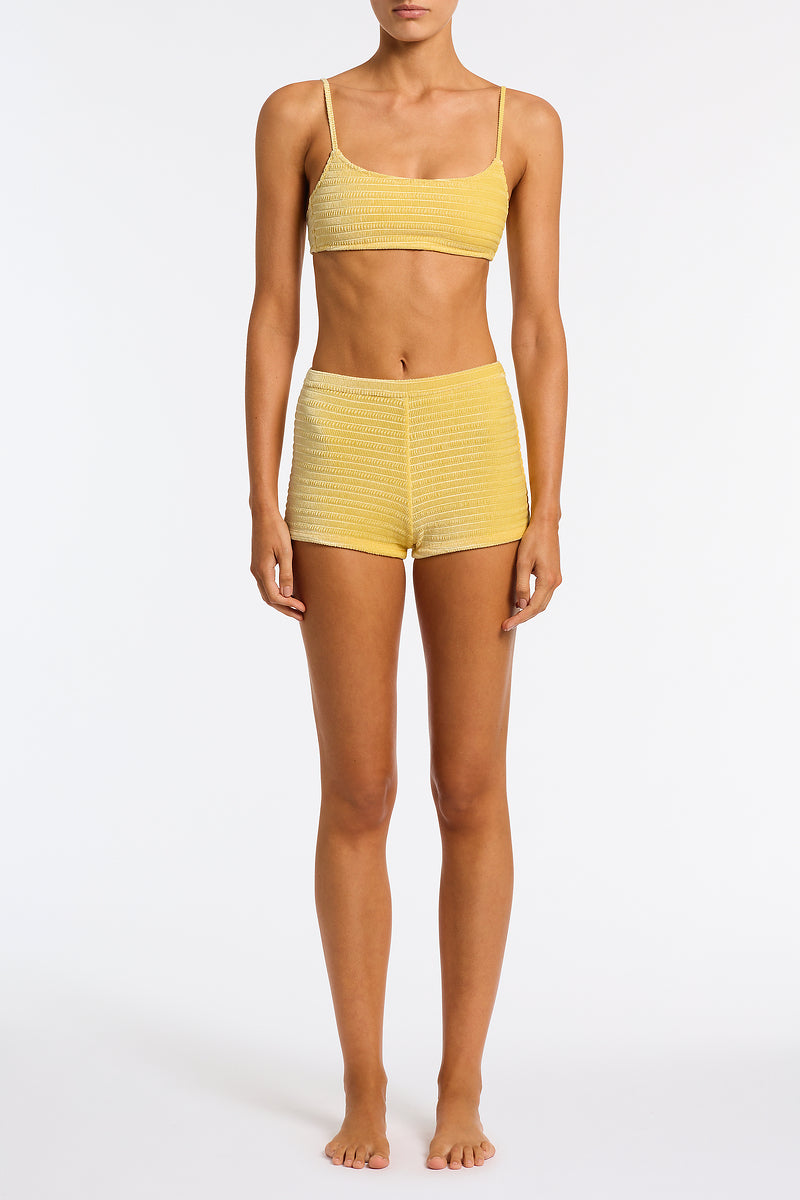Alternative view of CELESTE MACA Yellow Short