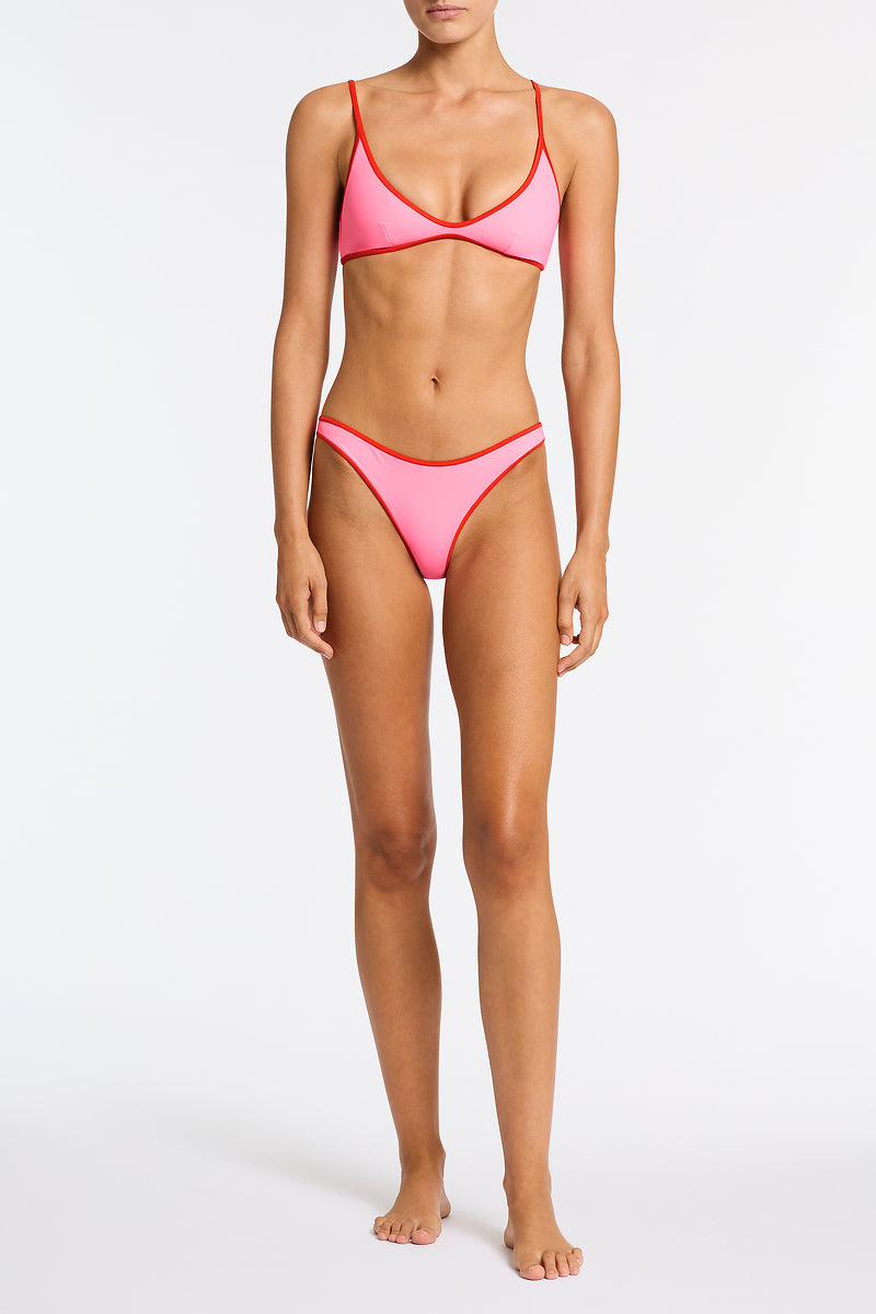 Alternative view of MAIA DORE Pink Scoop Bikini Set