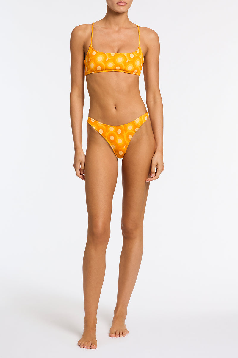 Alternative view of MICA TANGERINE Scoop Bikini Set