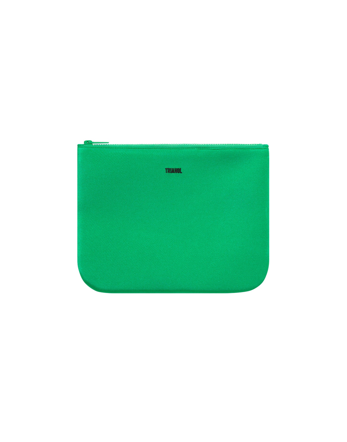 JUNGLE Green Neoprene Zip Pouch